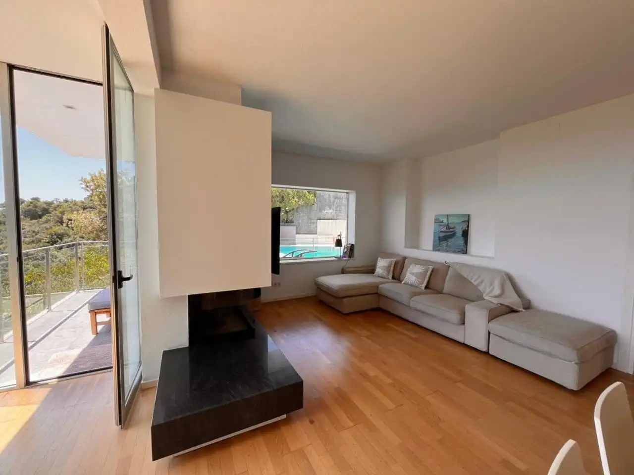 Living room of Houses for sale in Lloret de Mar  with Air Conditioner, Heating and Private garden