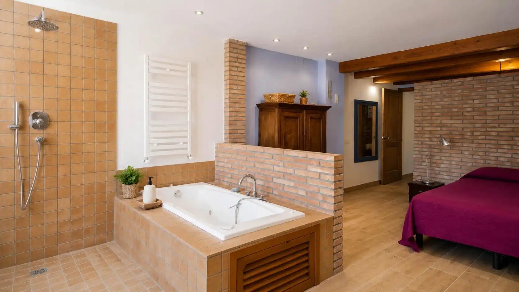 Baño de Finca rústica en venta en El Bruc con Calefacción y Terraza