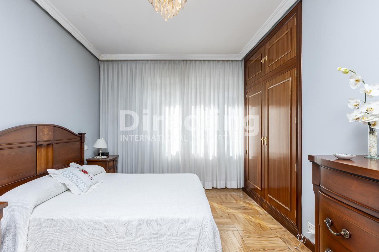 Bedroom of Flat to rent in  Madrid Capital  with Air Conditioner, Heating and Terrace