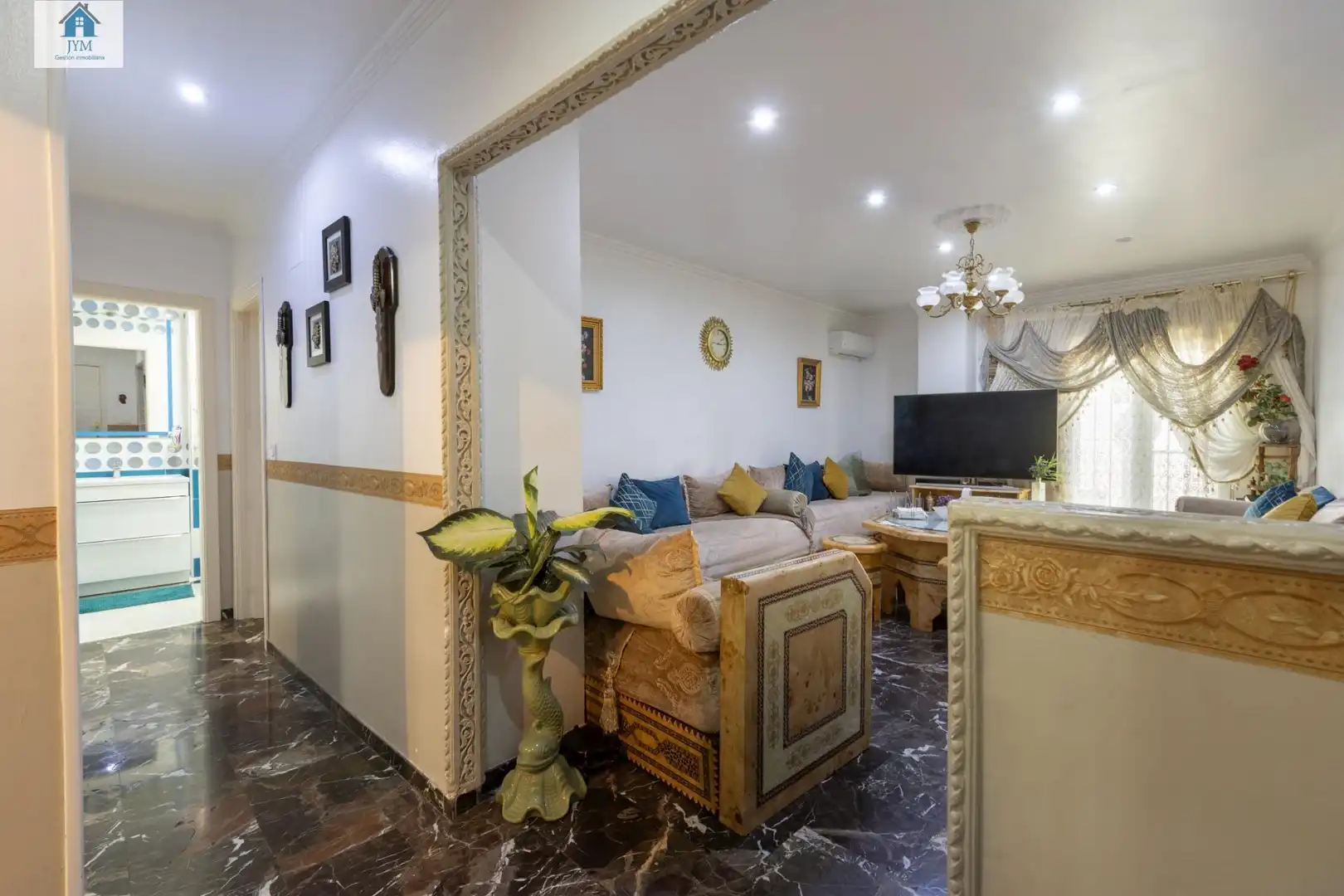 Sala d'estar de Pis en venda en La Zubia amb Aire condicionat i Calefacció
