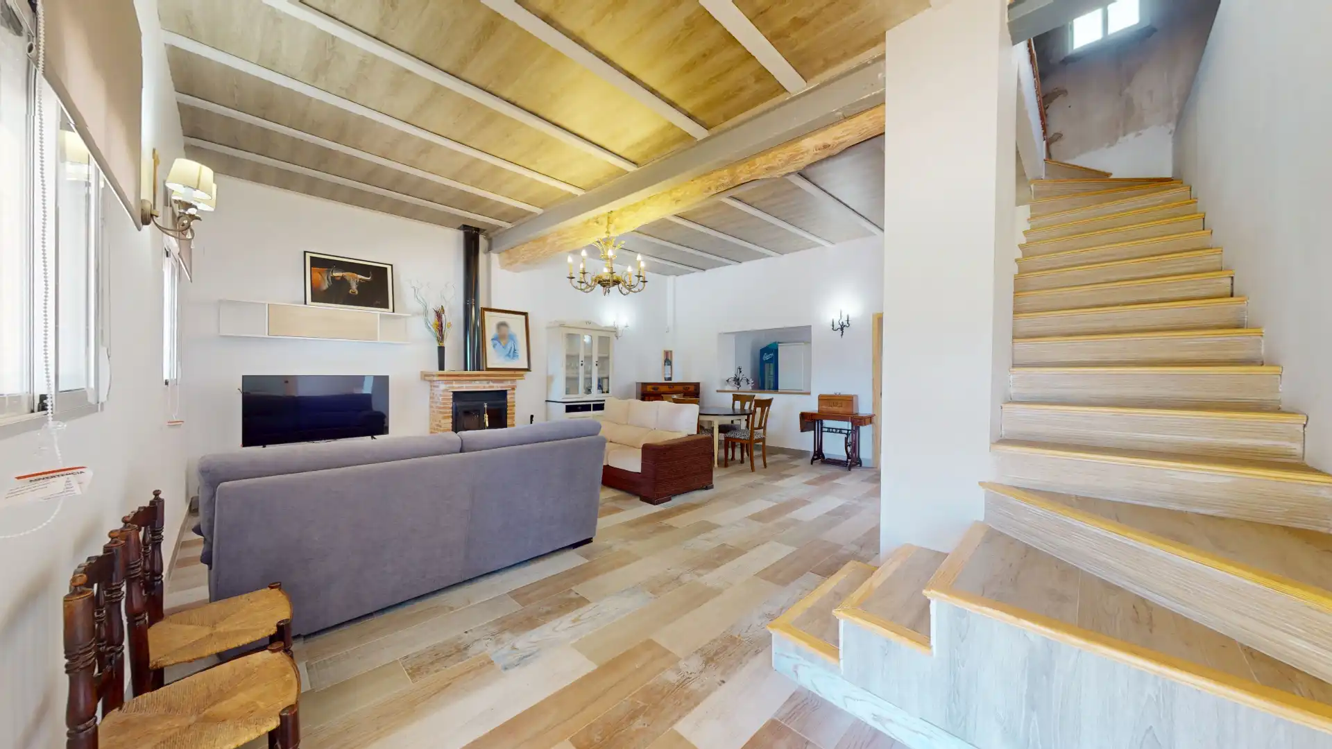 Sala de estar de Casa o chalet en venta en Villena con Jardín privado, Terraza y Trastero