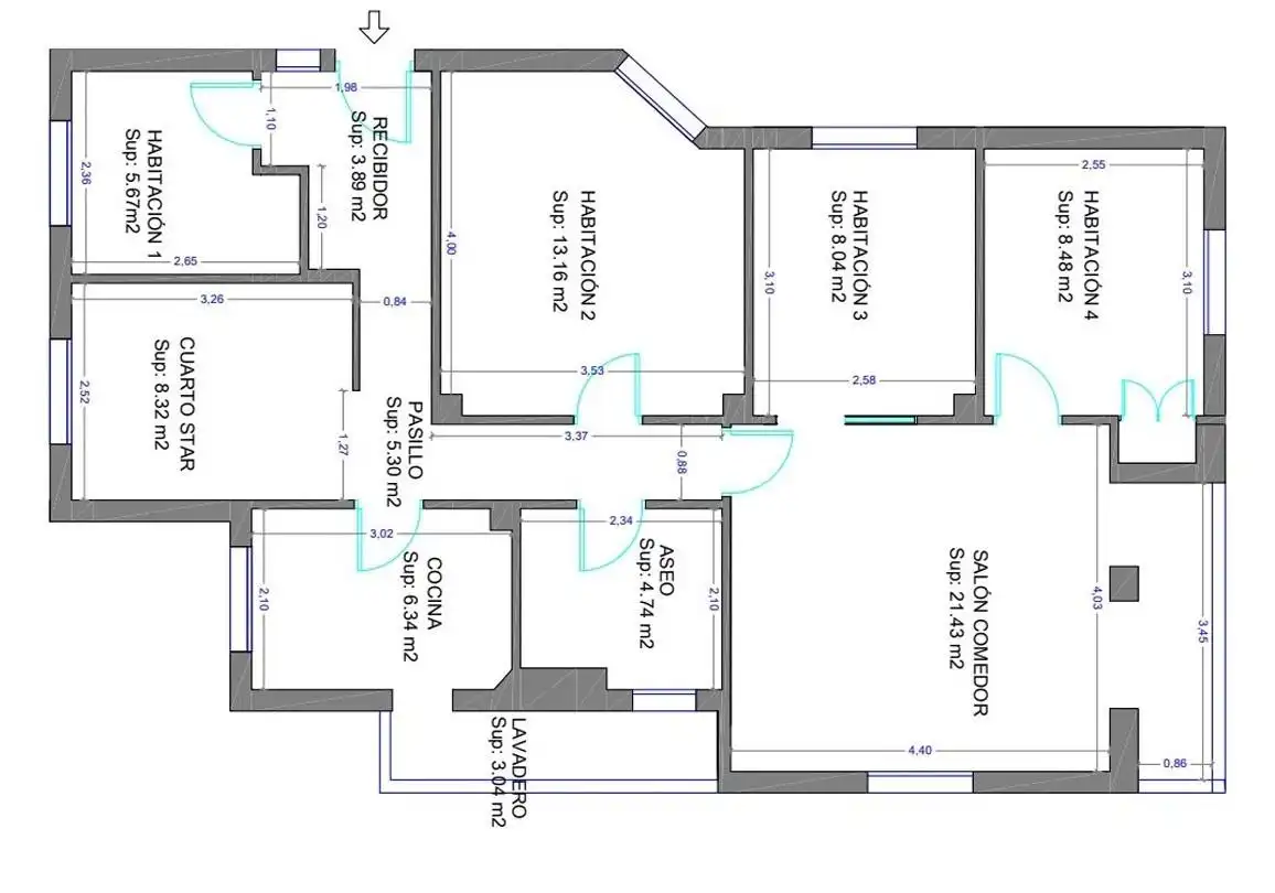 Flat for sale in Almería  with Air Conditioner, Private garden and Balcony