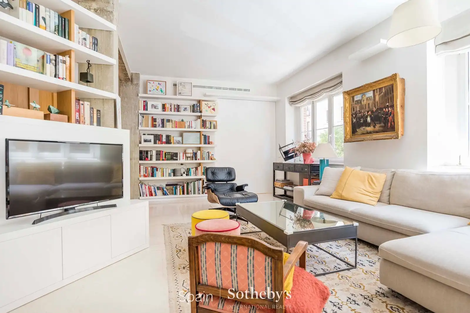 Wohnzimmer von Wohnungen zum Verkauf in Madrid mit Klimaanlage, Heizung und Abstellraum