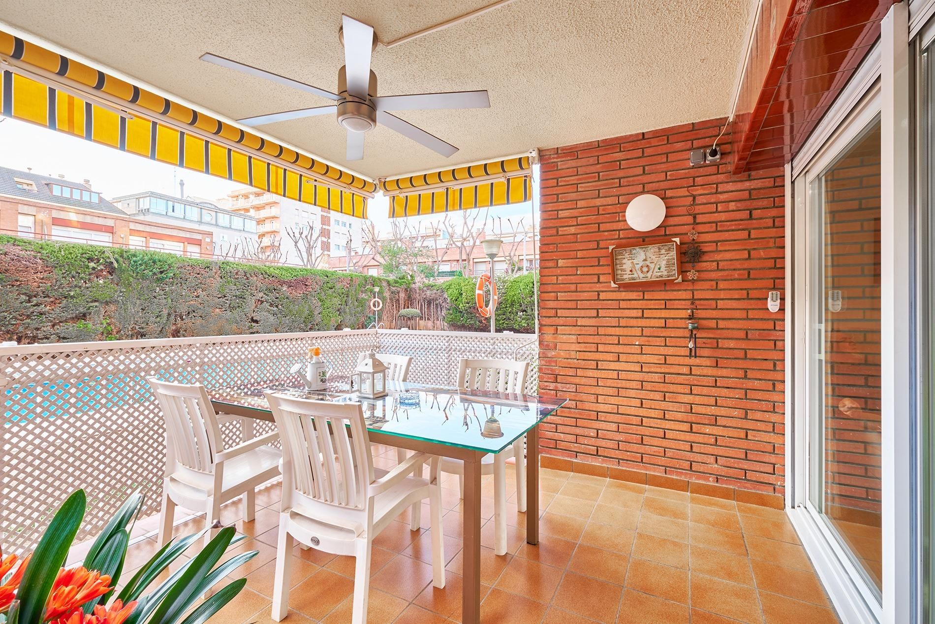 Terrace of Flat for sale in Vilassar de Mar  with Heating, Private garden and Parquet flooring