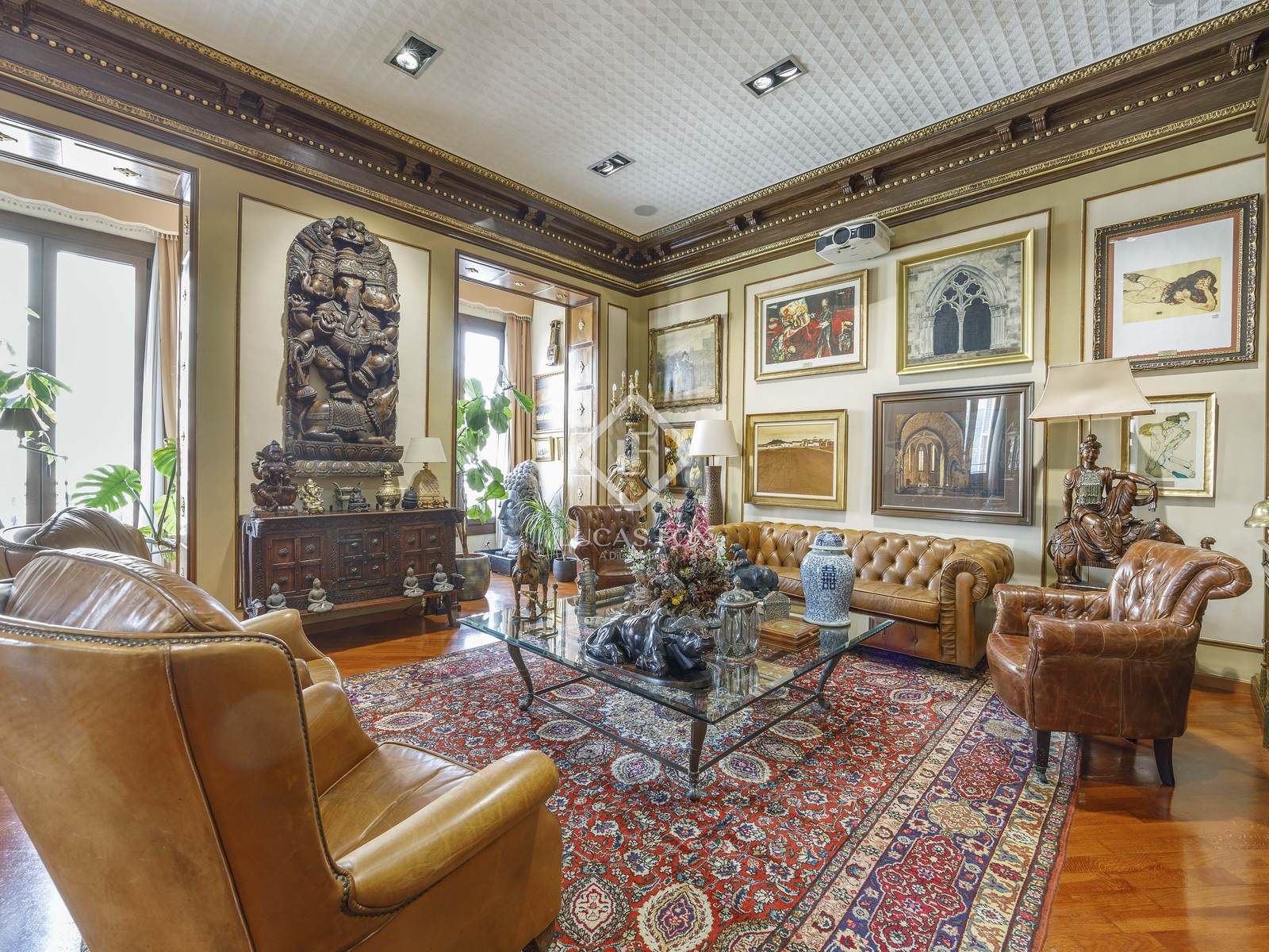 Sala d'estar de Pis en venda en  Valencia Capital amb Aire condicionat i Calefacció