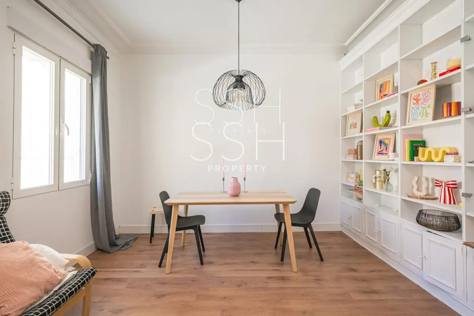 Esszimmer von Wohnung zur Miete in Madrid mit Klimaanlage, Heizung und Möbliert