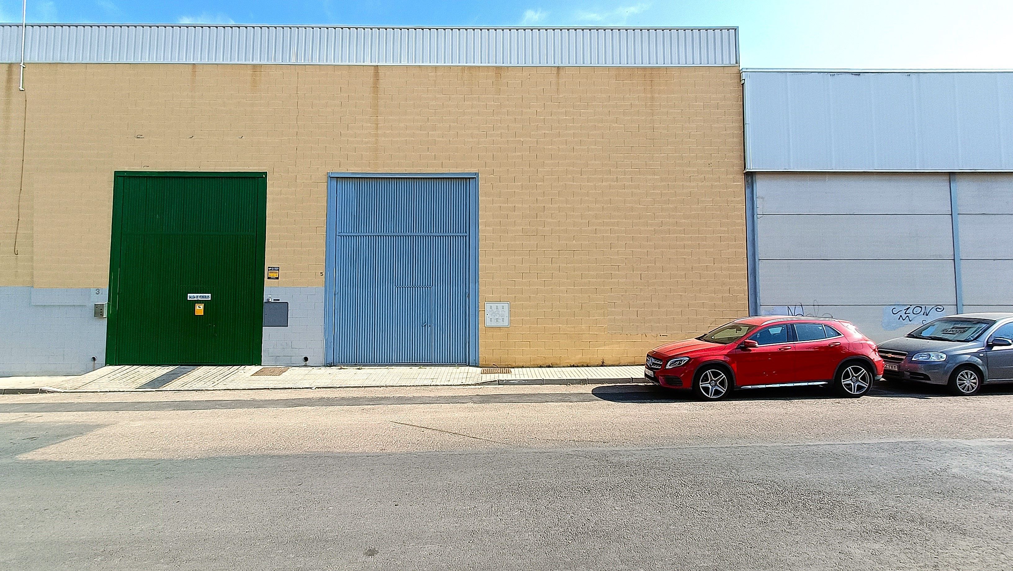Vista exterior de Nau industrial en venda en Huércal de Almería