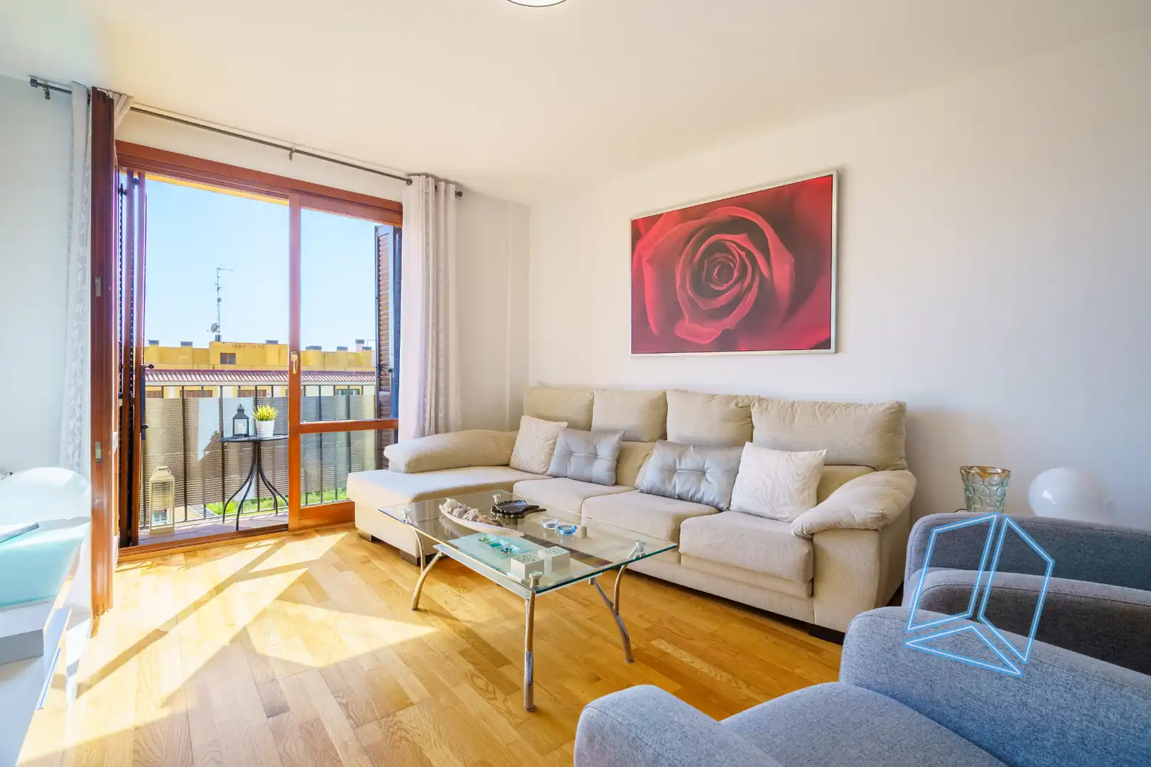 Living room of Flat for sale in Creixell  with Air Conditioner, Heating and Parquet flooring