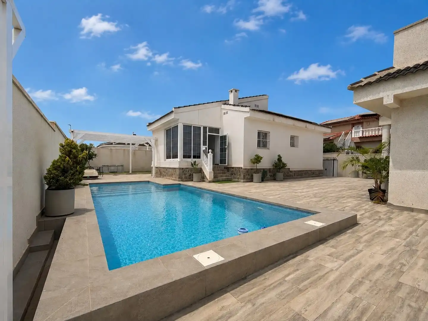 Swimming pool of Houses for sale in Rojales  with Air Conditioner, Private garden and Terrace