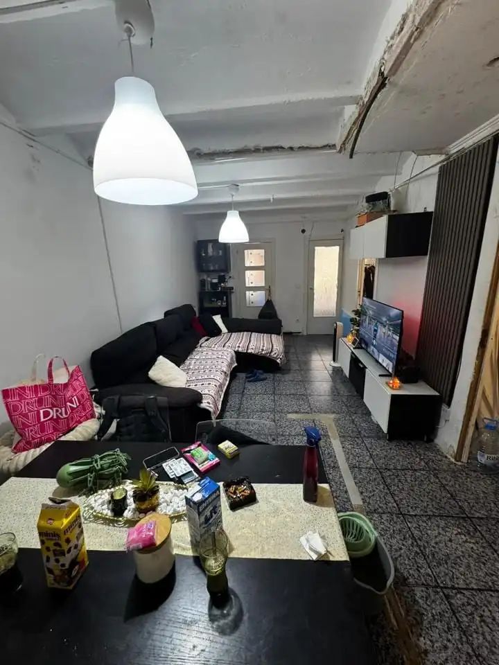 Sala de estar de Piso en venta en Badalona