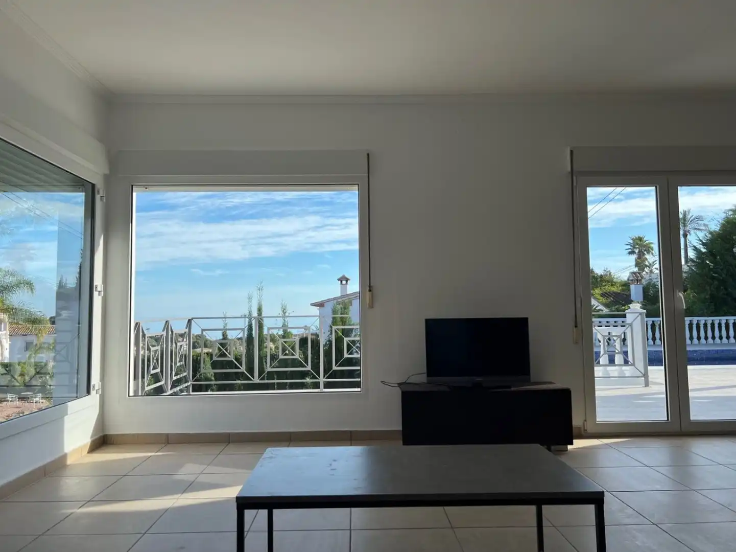 Sala de estar de Casa o chalet en venta en Dénia con Aire acondicionado, Calefacción y Jardín privado