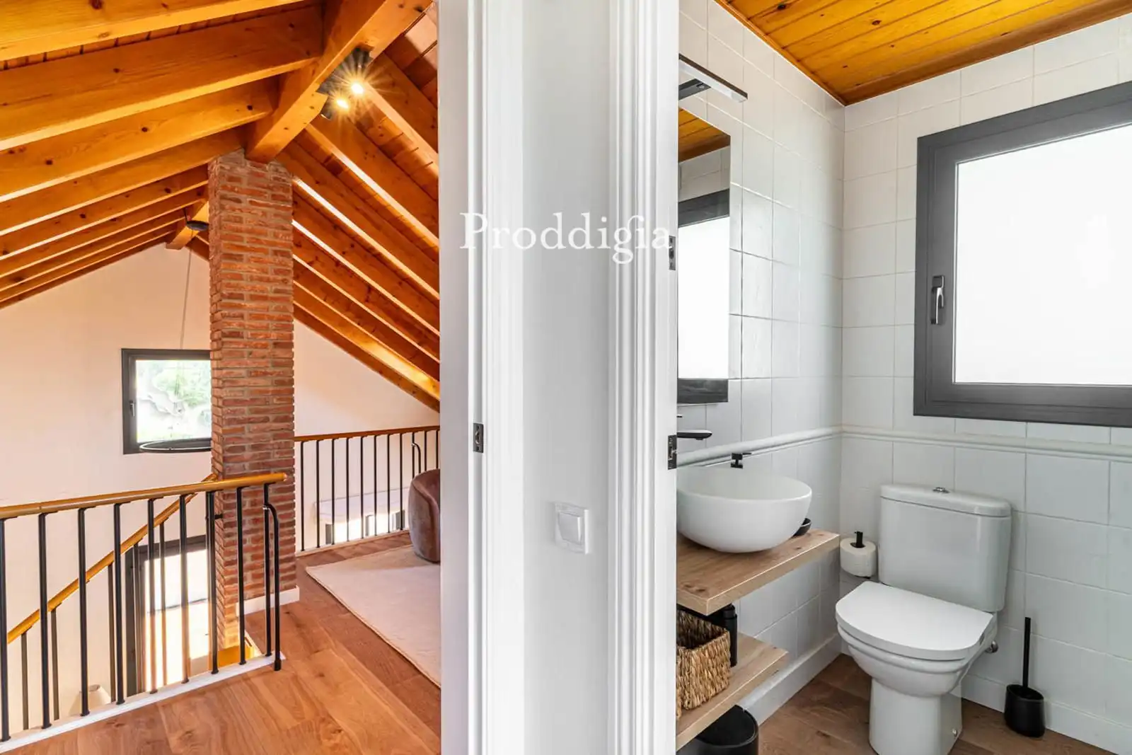 Bathroom of Houses for rent in Sant Cugat del Vallès  with Air Conditioner, Swimming Pool and Alarm