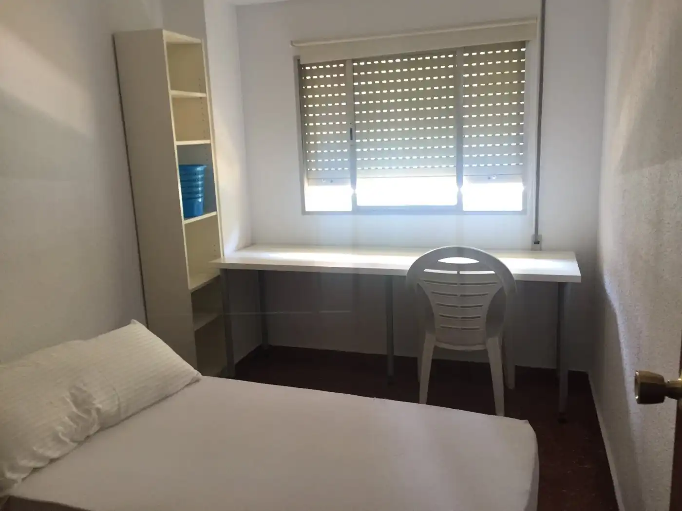 Schlafzimmer von Wohnung zur Miete in Valencia mit Terrasse, Möbliert und Balkon