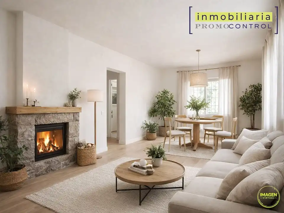 Living room of Houses for sale in San Mateo de Gállego  with Air Conditioner, Heating and Private garden