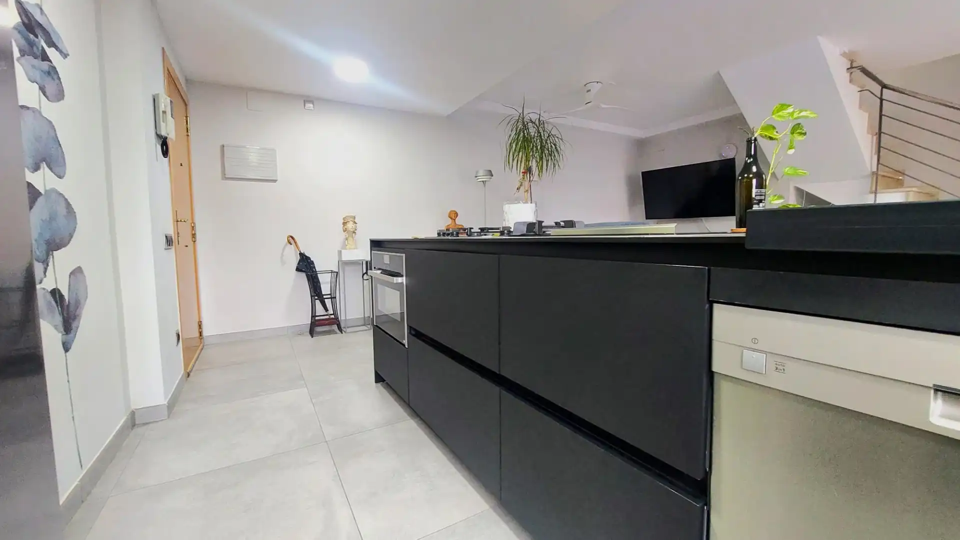 Cuina de Dúplex en venda en Manresa amb Calefacció, Parquet i Terrassa