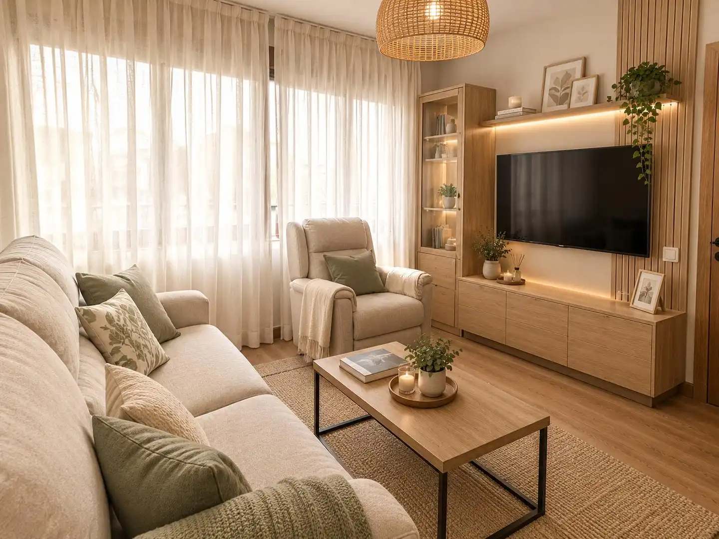 Living room of Flat for sale in Otxarkoaga - Txurdinaga