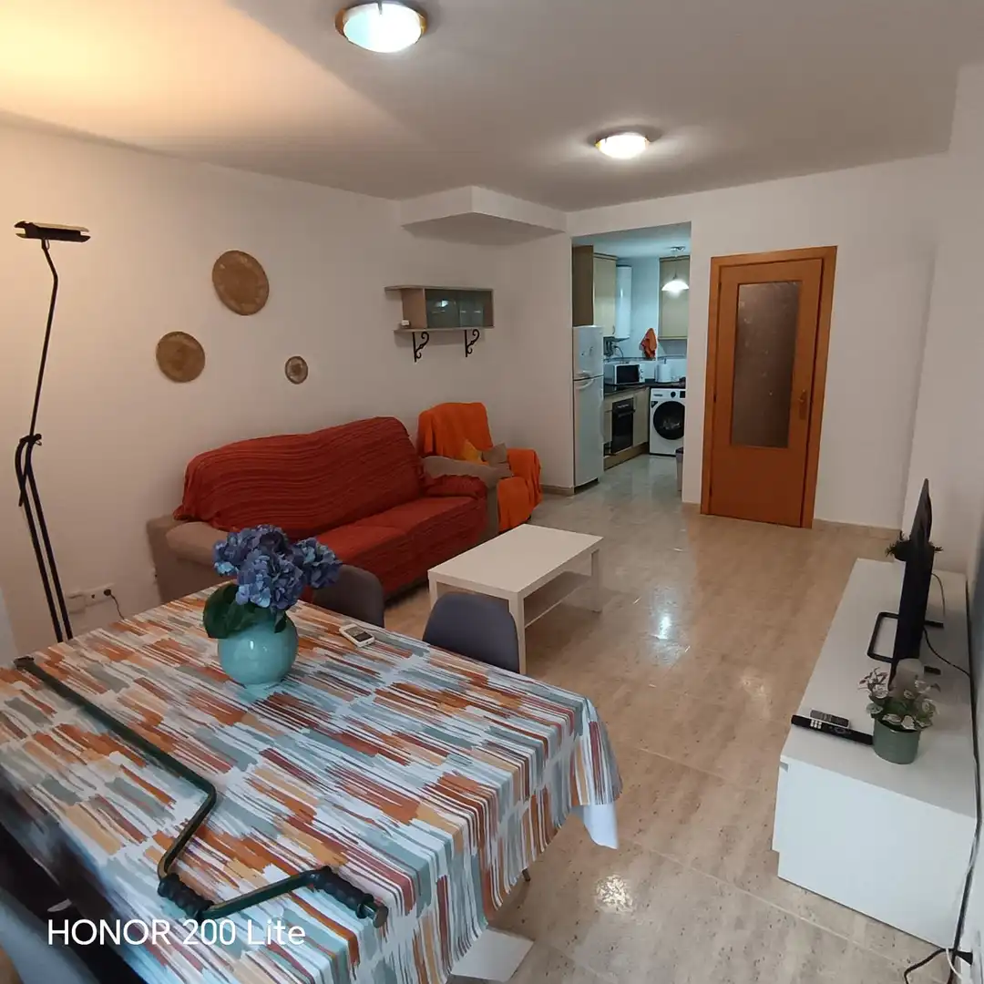 Living room of Flat for rent in Benicarló  with Air Conditioner, Terrace and Furnished
