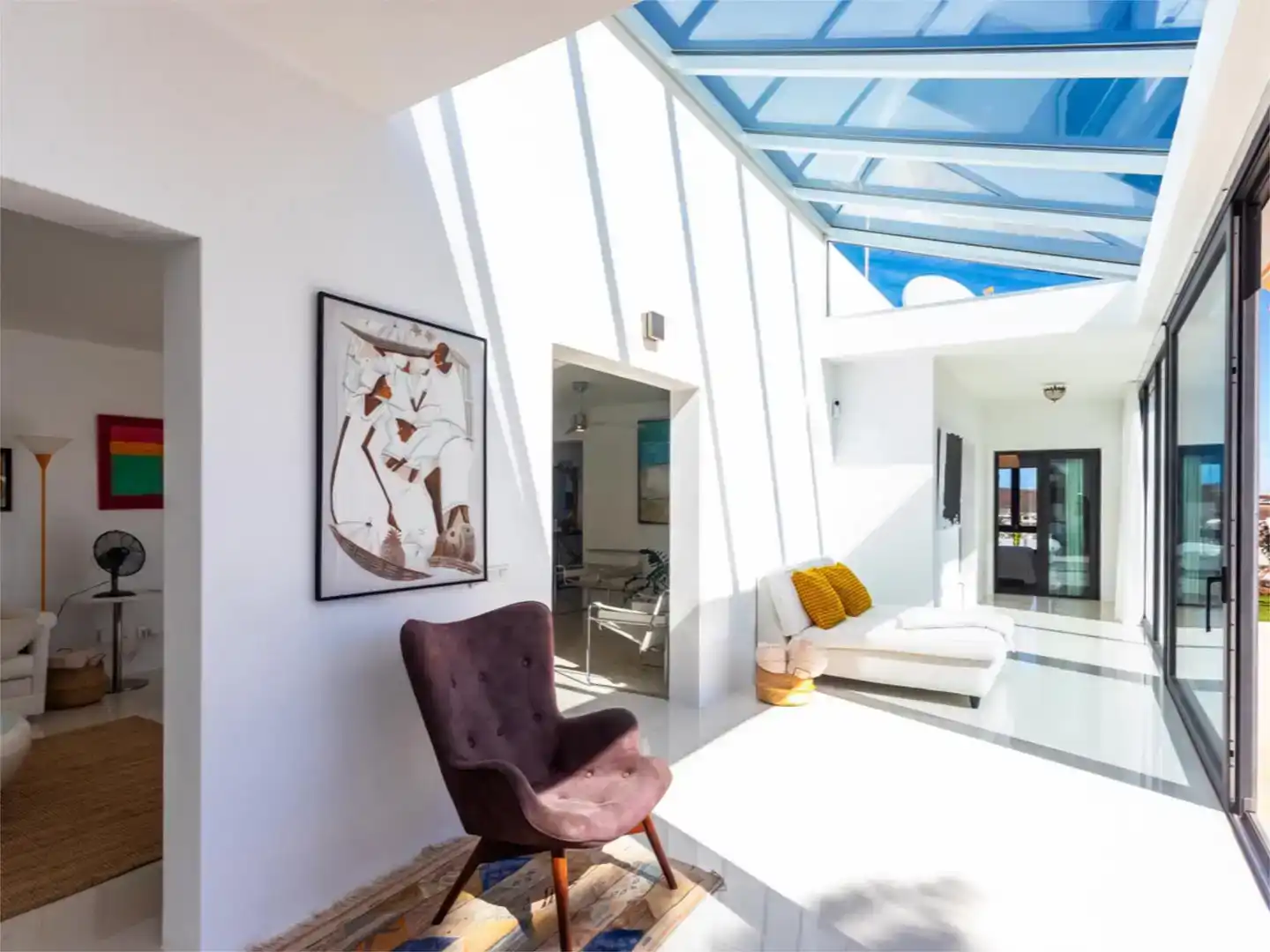 Sala de estar de Casa o chalet en venta en Teguise con Jardín privado y Piscina