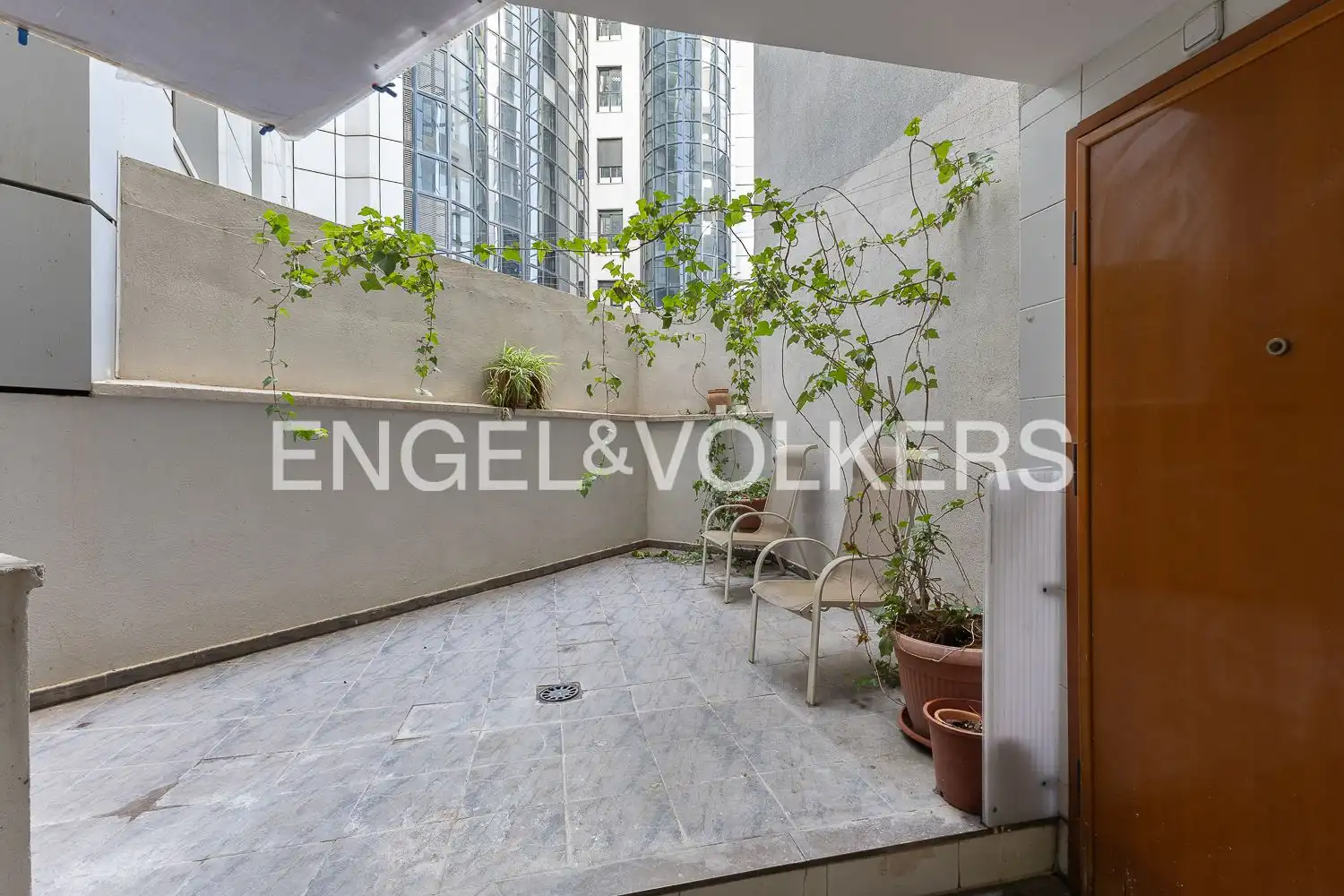 Terrace of Flat for rent in Valencia  with Air Conditioner, Heating and Terrace