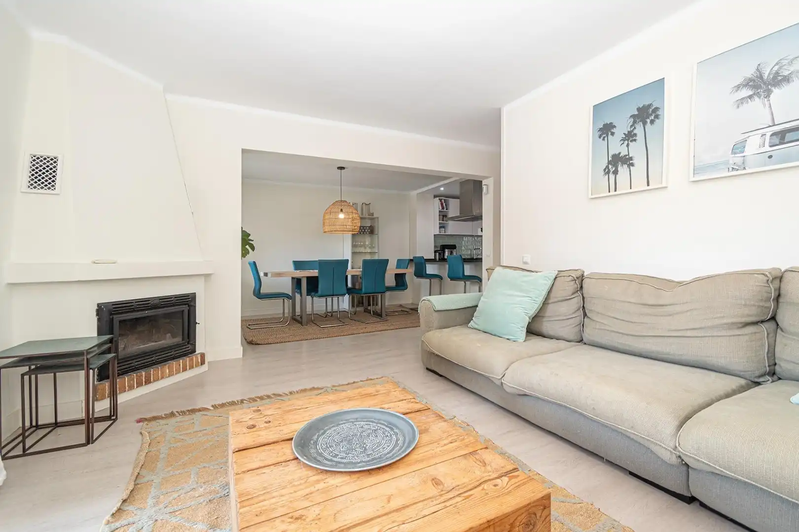 Sala d'estar de Casa adosada en venda en Calvià amb Aire condicionat, Calefacció i Jardí privat