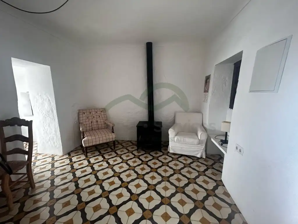 Sala de estar de Finca rústica en venta en Montejaque