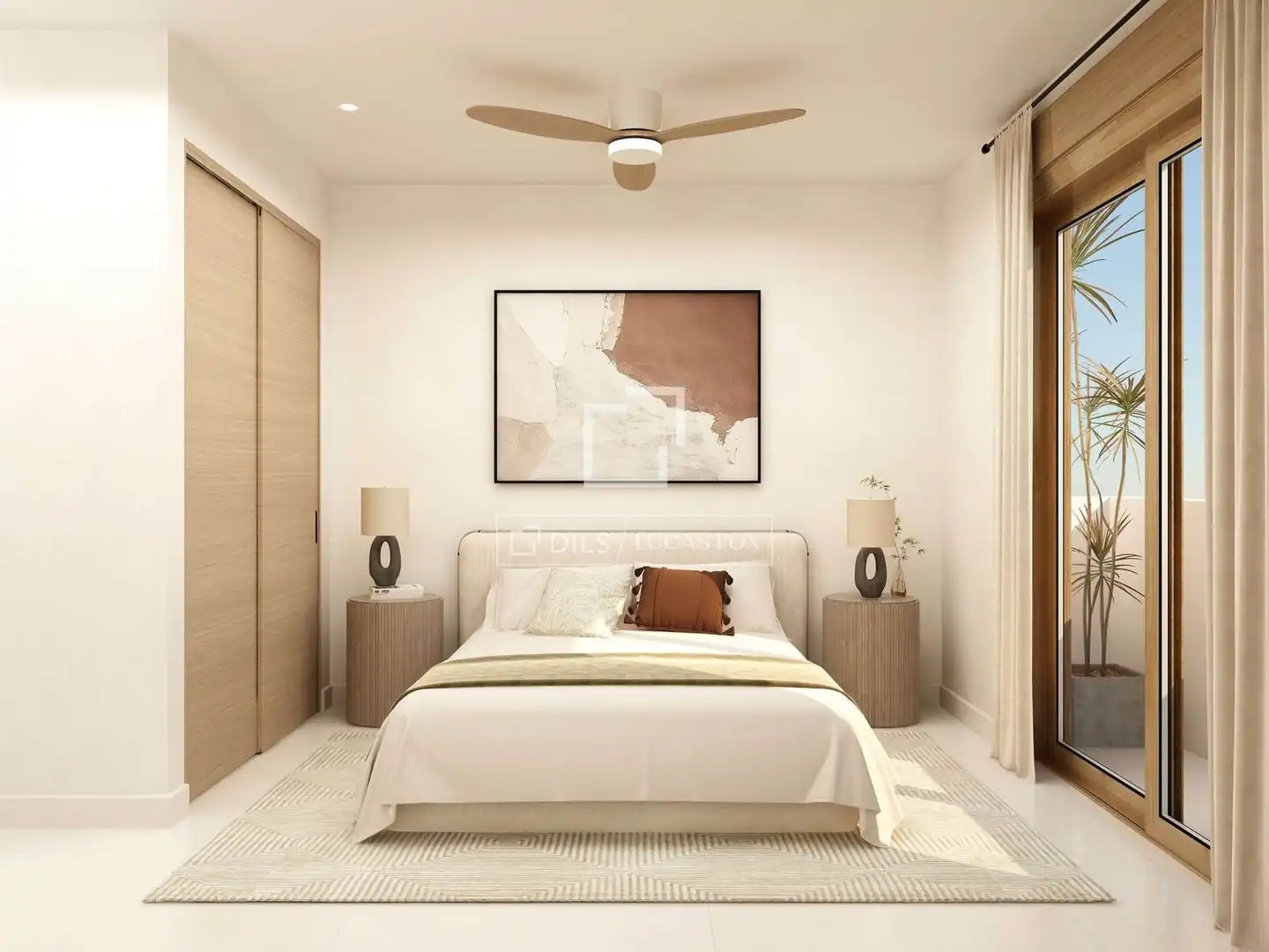 Bedroom of Houses for sale in El Puig de Santa Maria  with Air Conditioner and Terrace