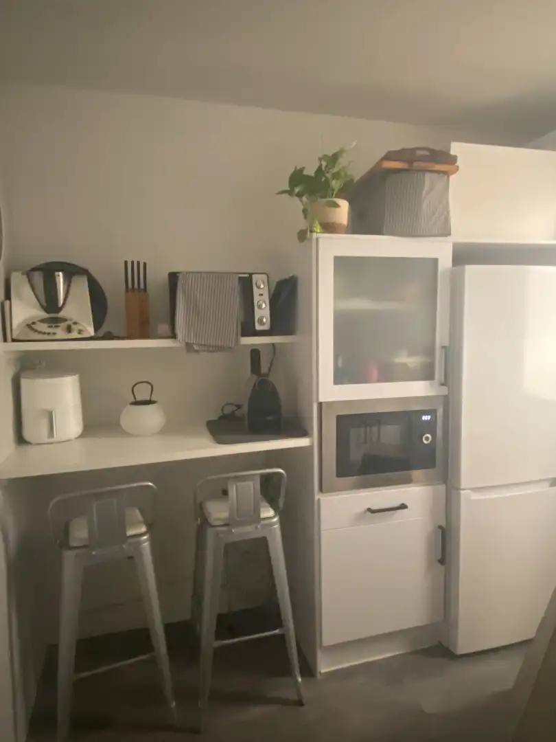 Kitchen of Flat for rent in Madrid  with Air Conditioner and Furnished
