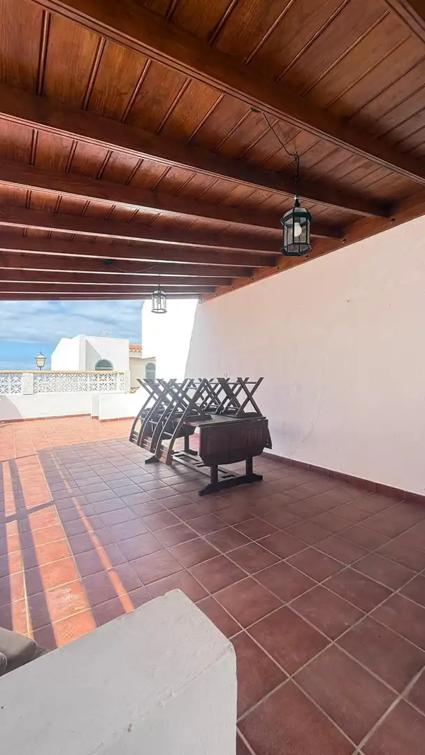 Terrassa de Casa adosada de lloguer en Santiago del Teide