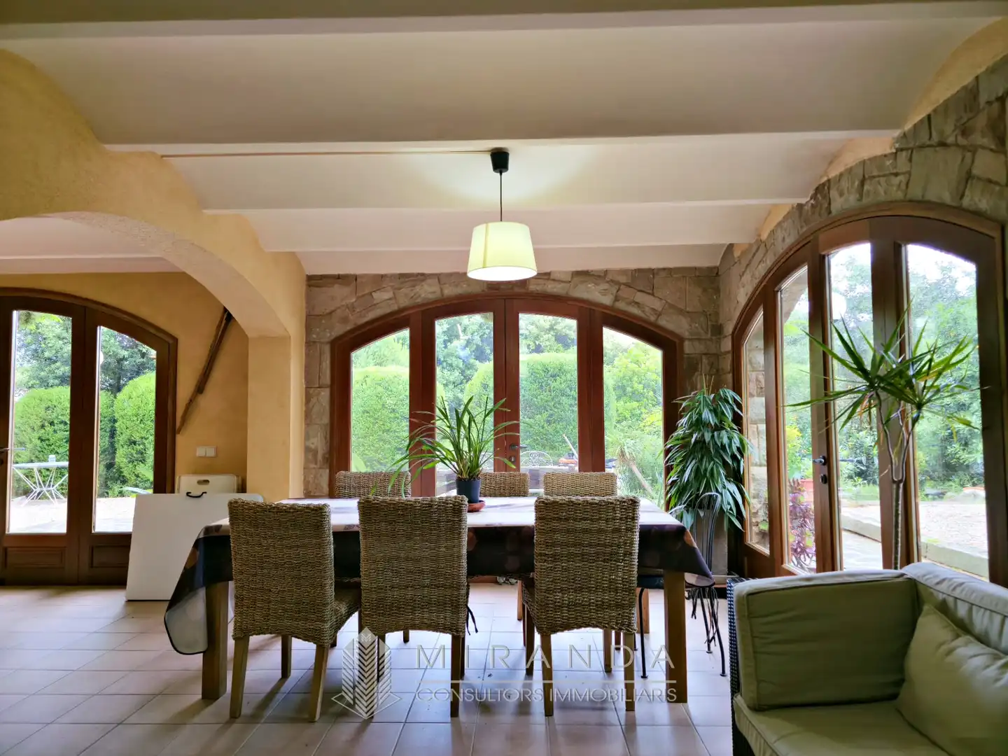 Comedor de Casa o chalet en venta en L'Ametlla del Vallès con Aire acondicionado, Jardín privado y Terraza