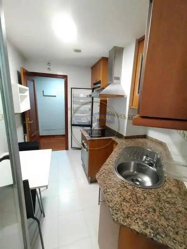 Cuina de Apartament de lloguer en Vigo  amb Calefacció, Parquet i Traster