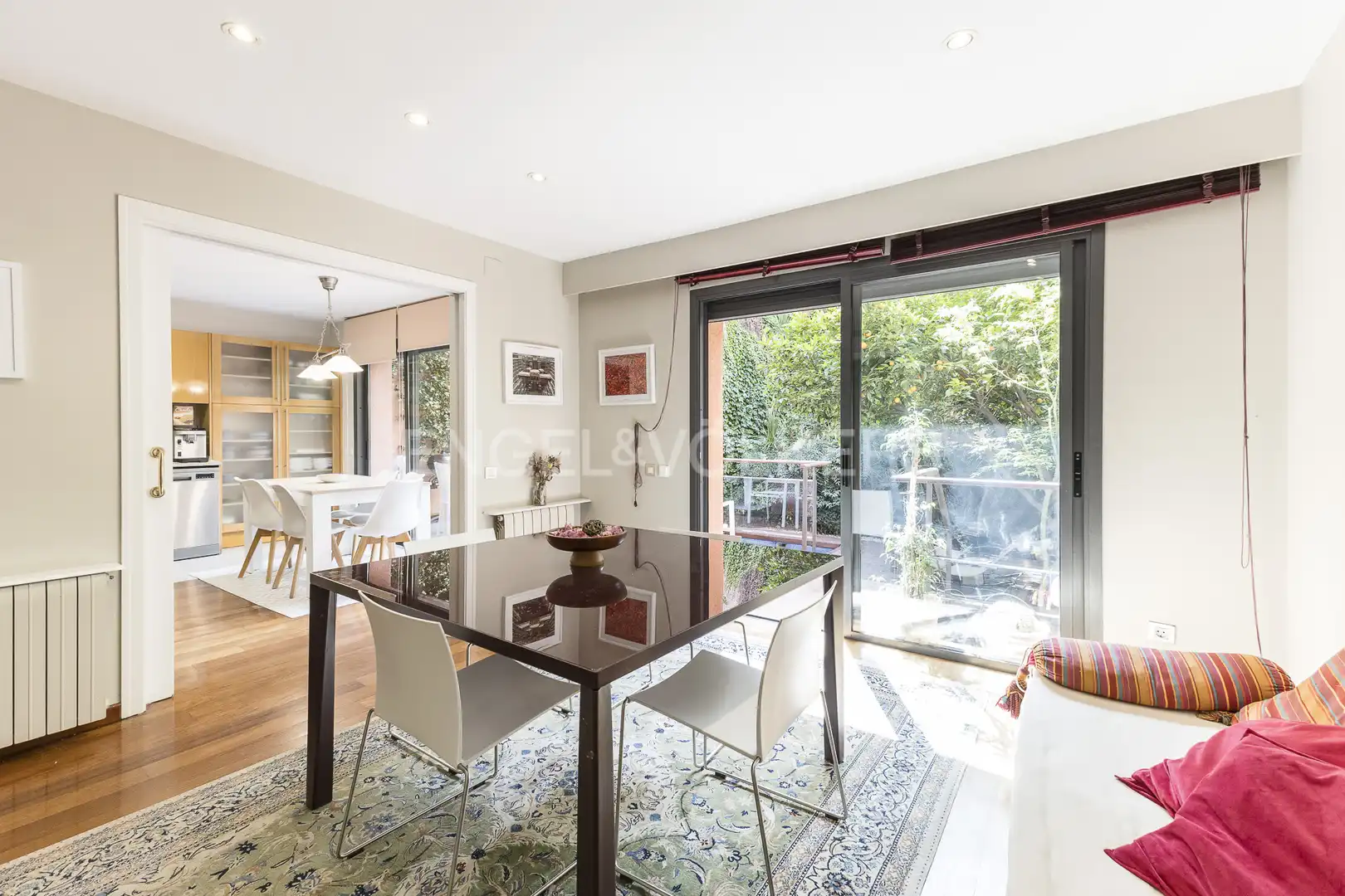 Garden of Houses for rent in Barcelona  with Air Conditioner, Heating and Private garden