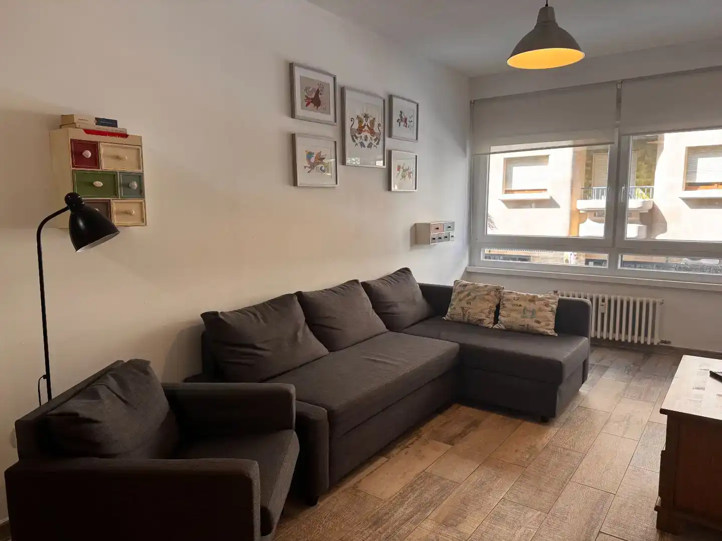 Wohnzimmer von Wohnung zur Miete in Salamanca Capital mit Klimaanlage