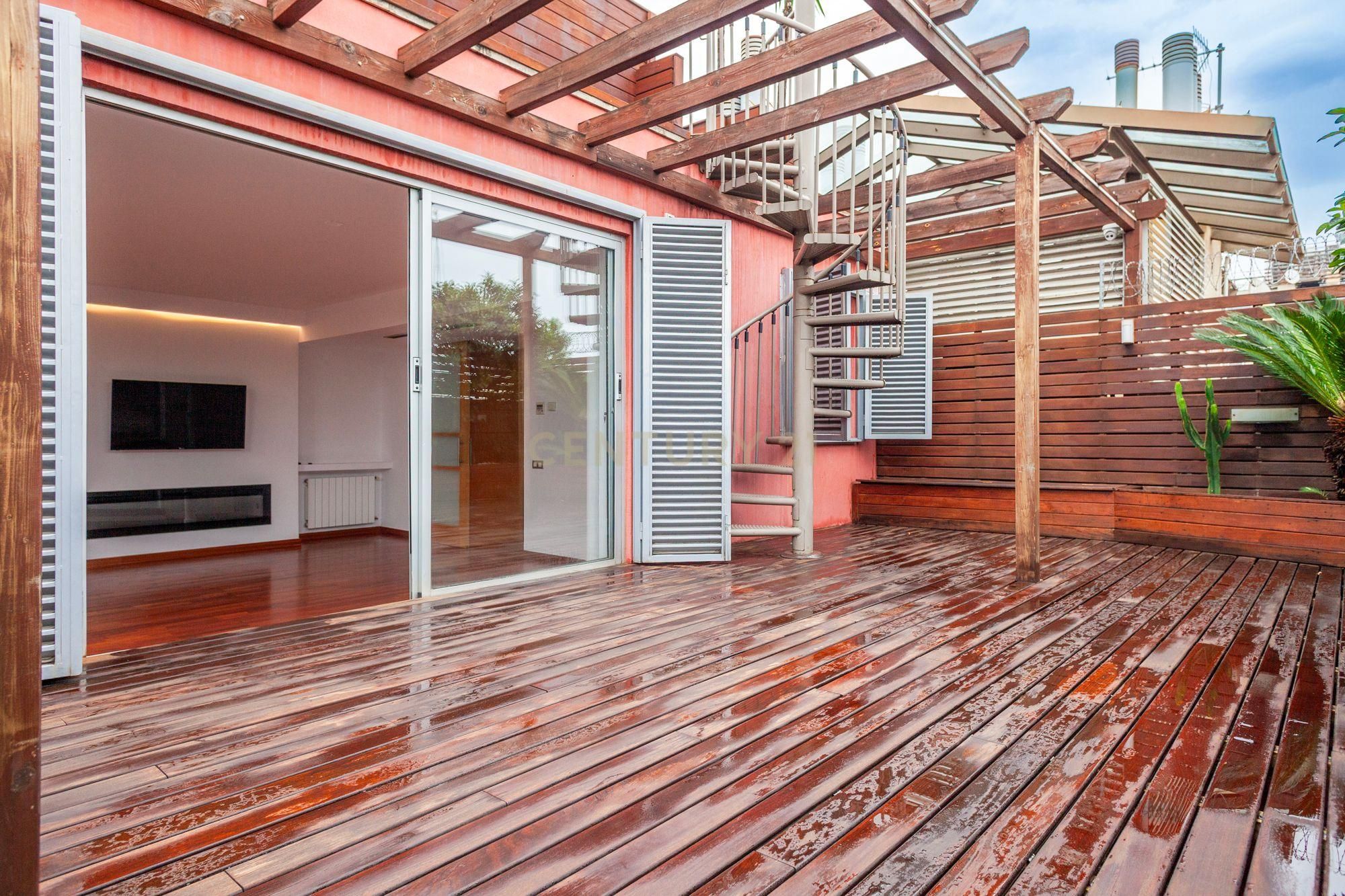 Terrassa de Apartament en venda en  Barcelona Capital amb Aire condicionat, Traster i Forn