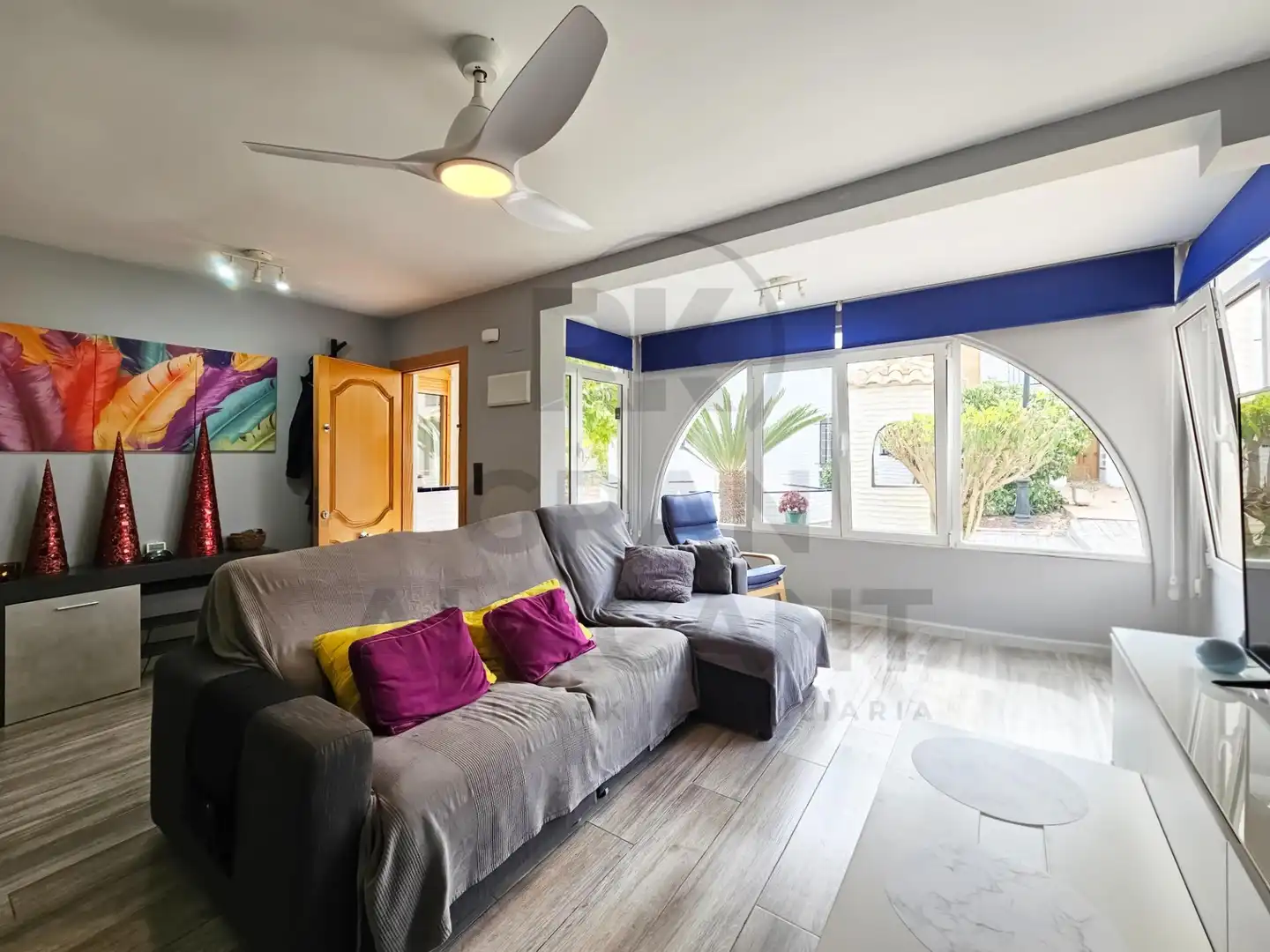 Sala de estar de Casa o chalet en venta en Santa Pola con Aire acondicionado, Calefacción y Jardín privado