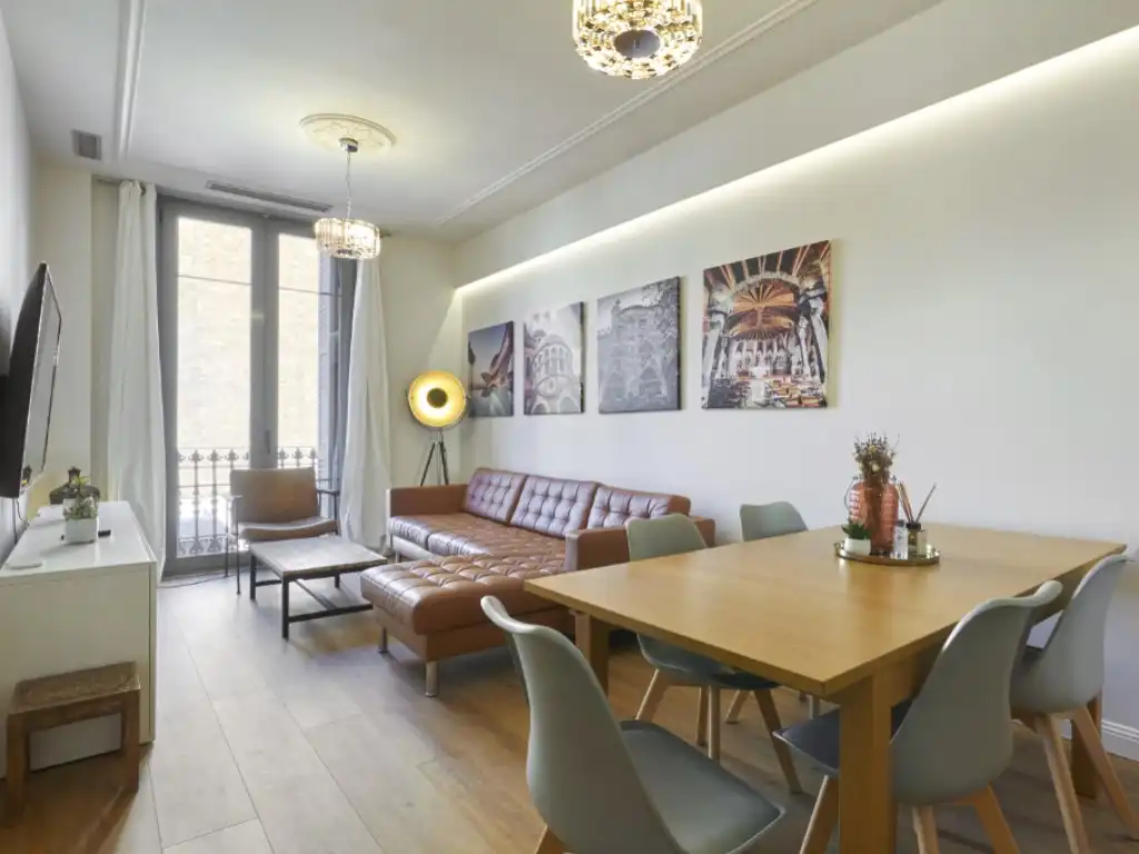 Sala d'estar de Apartament en venda en Barcelona