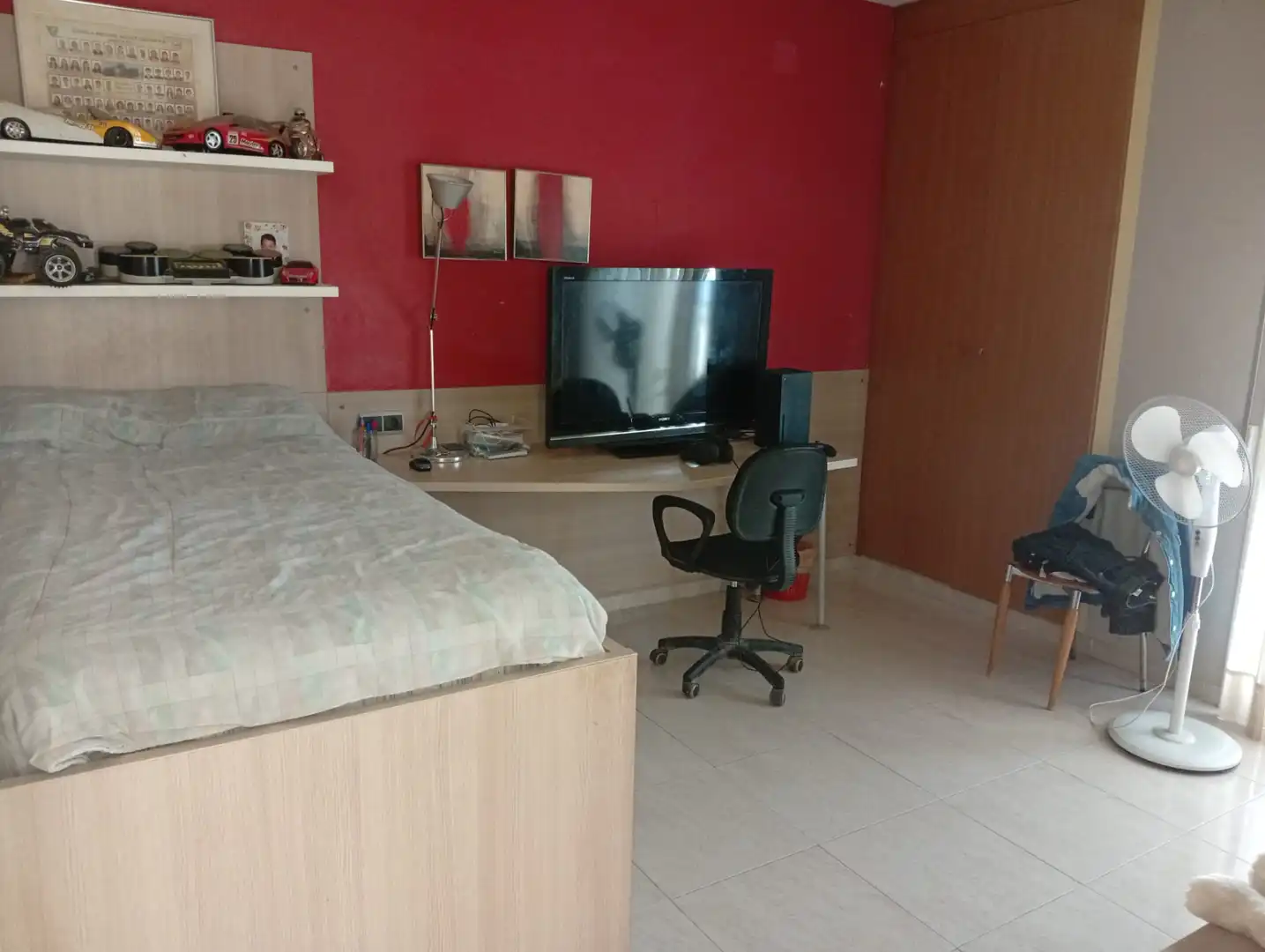 Dormitori de Casa adosada en venda en L'Aldea amb Aire condicionat, Calefacció i Jardí privat