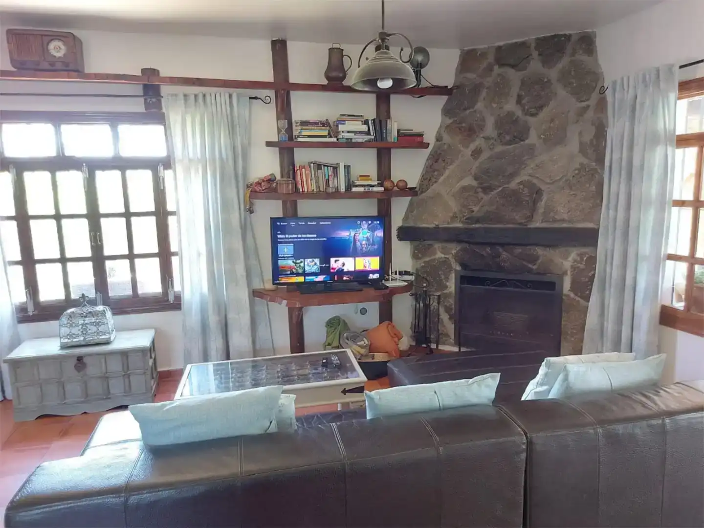 Living room of Houses for rent in Barbate  with Private garden, Swimming Pool and Furnished