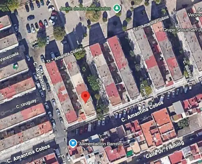 Exterior view of Flat for sale in Barrio Alto