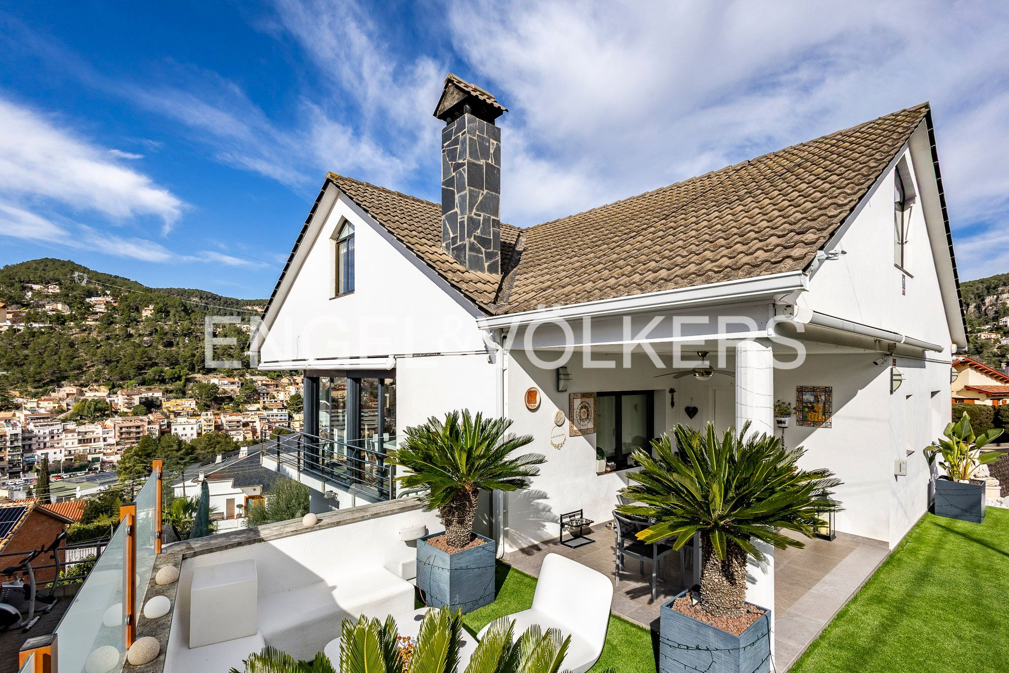 Exterior view of Houses for sale in Vallirana  with Air Conditioner, Heating and Private garden