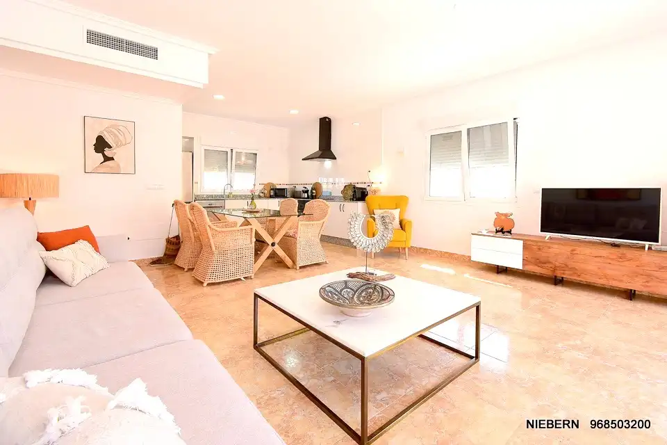 Living room of Houses for rent in Cartagena  with Air Conditioner, Terrace and Swimming Pool
