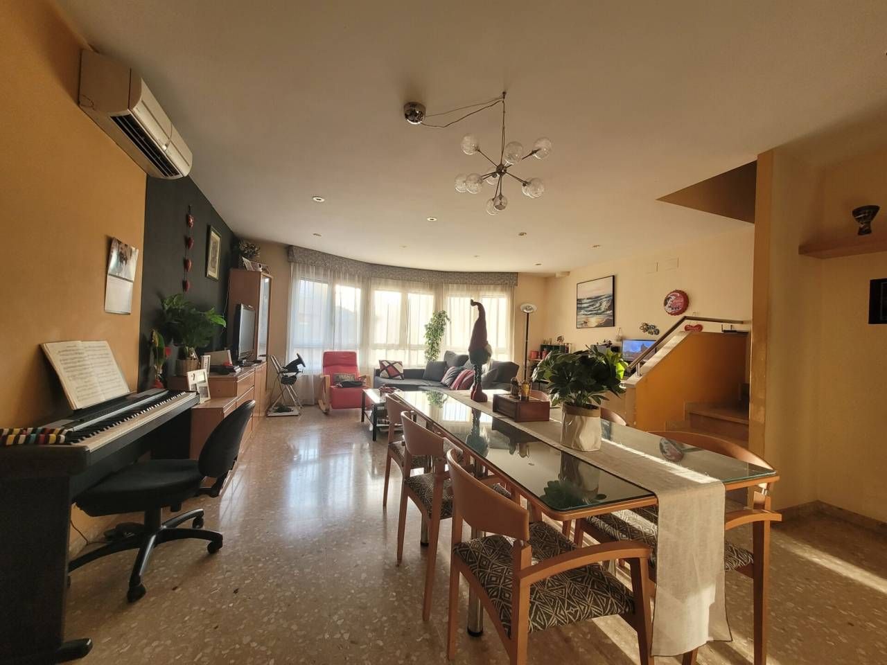 Living room of House or chalet for sale in Calldetenes  with Air Conditioner, Heating and Private garden