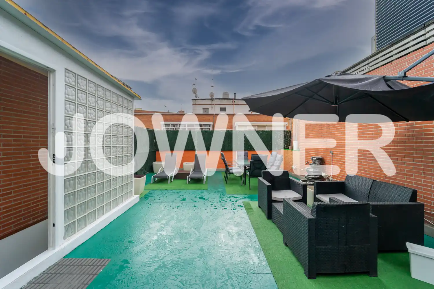Terrace of Duplexes for rent in Madrid  with Air Conditioner, Heating and Terrace