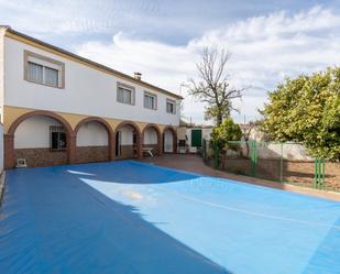 Exterior view of Country house for sale in Ogíjares  with Air Conditioner, Terrace and Swimming Pool