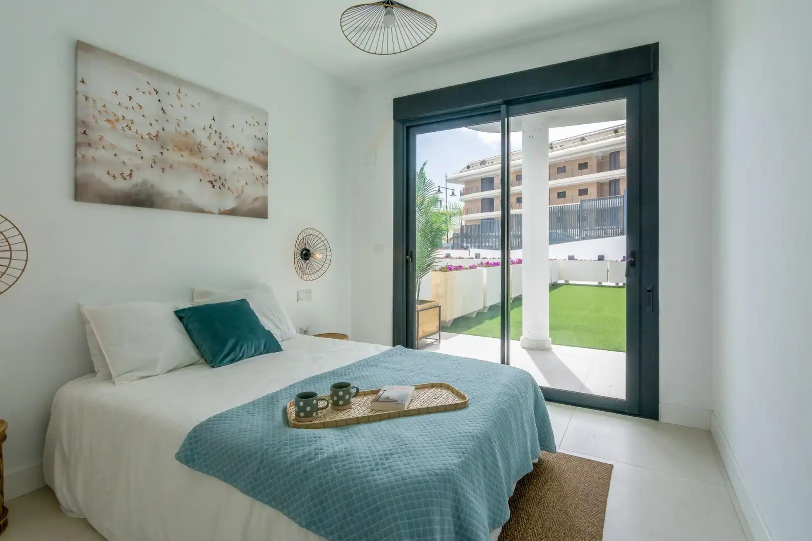Bedroom of Flat for sale in Fuengirola  with Air Conditioner, Heating and Private garden