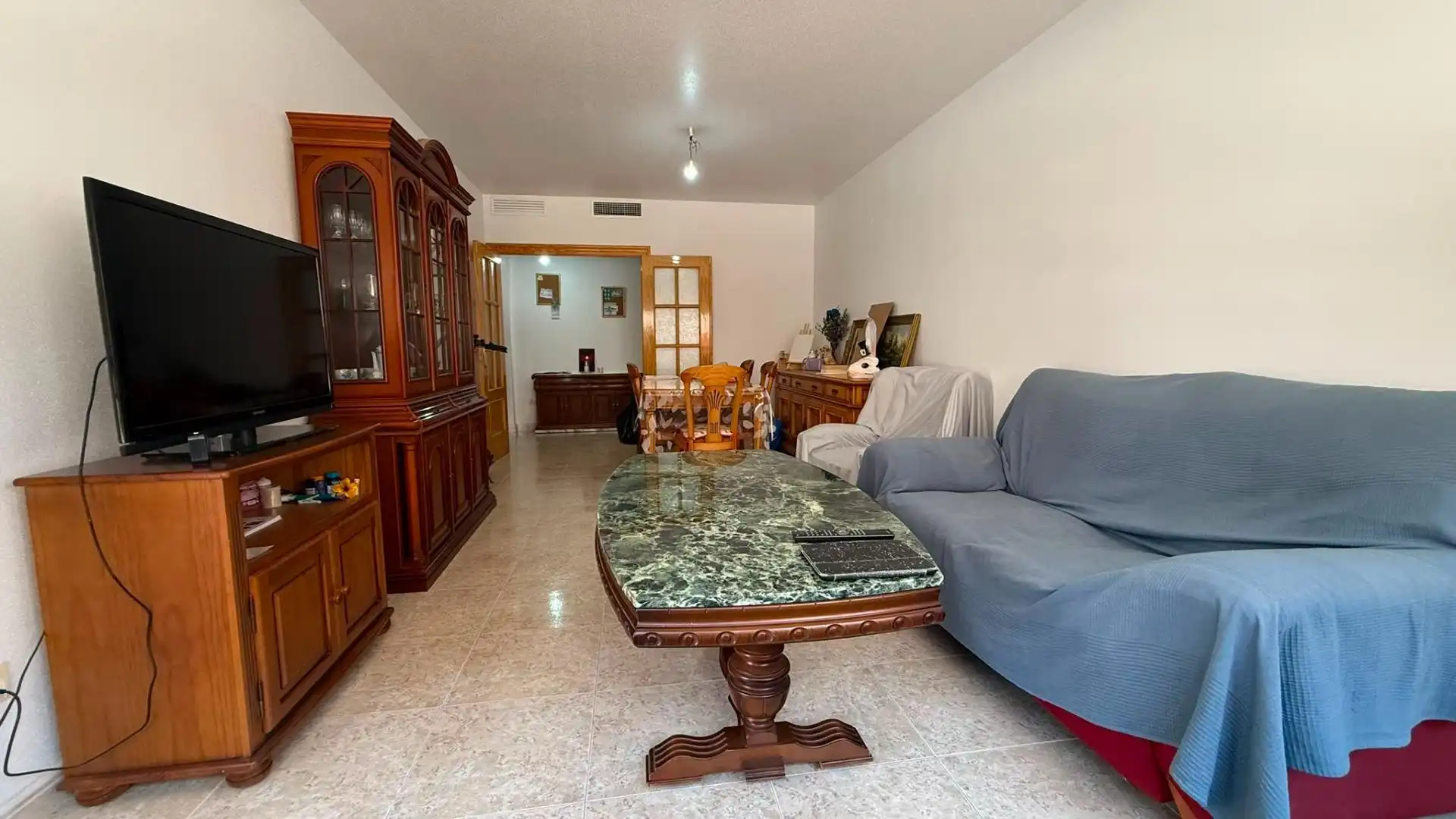 Sala de estar de Piso en venta en Águilas con Aire acondicionado, Calefacción y Terraza