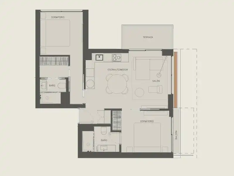 Apartamento con terraza en venta en El Bajondillo, imagen 15