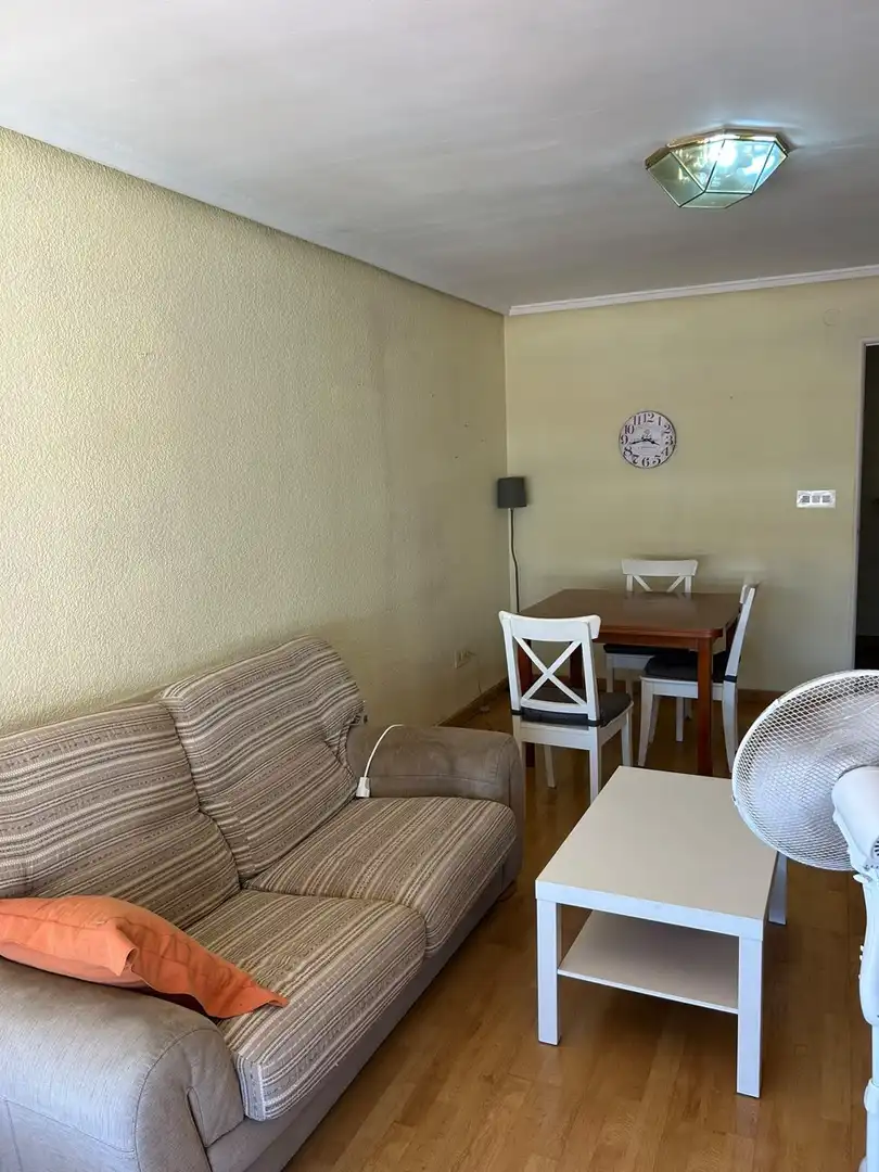 Living room of Flat for rent in Valencia  with Air Conditioner, Heating and Furnished