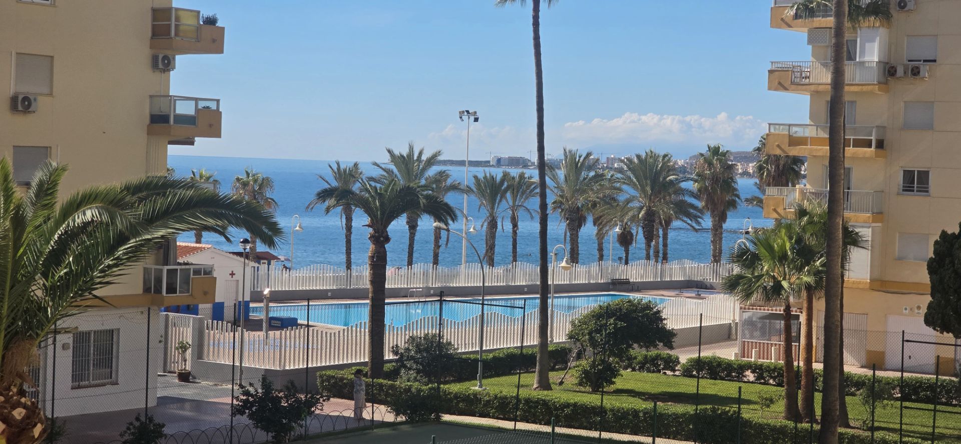 Swimming pool of Flat to rent in Algarrobo  with Heating, Terrace and Furnished