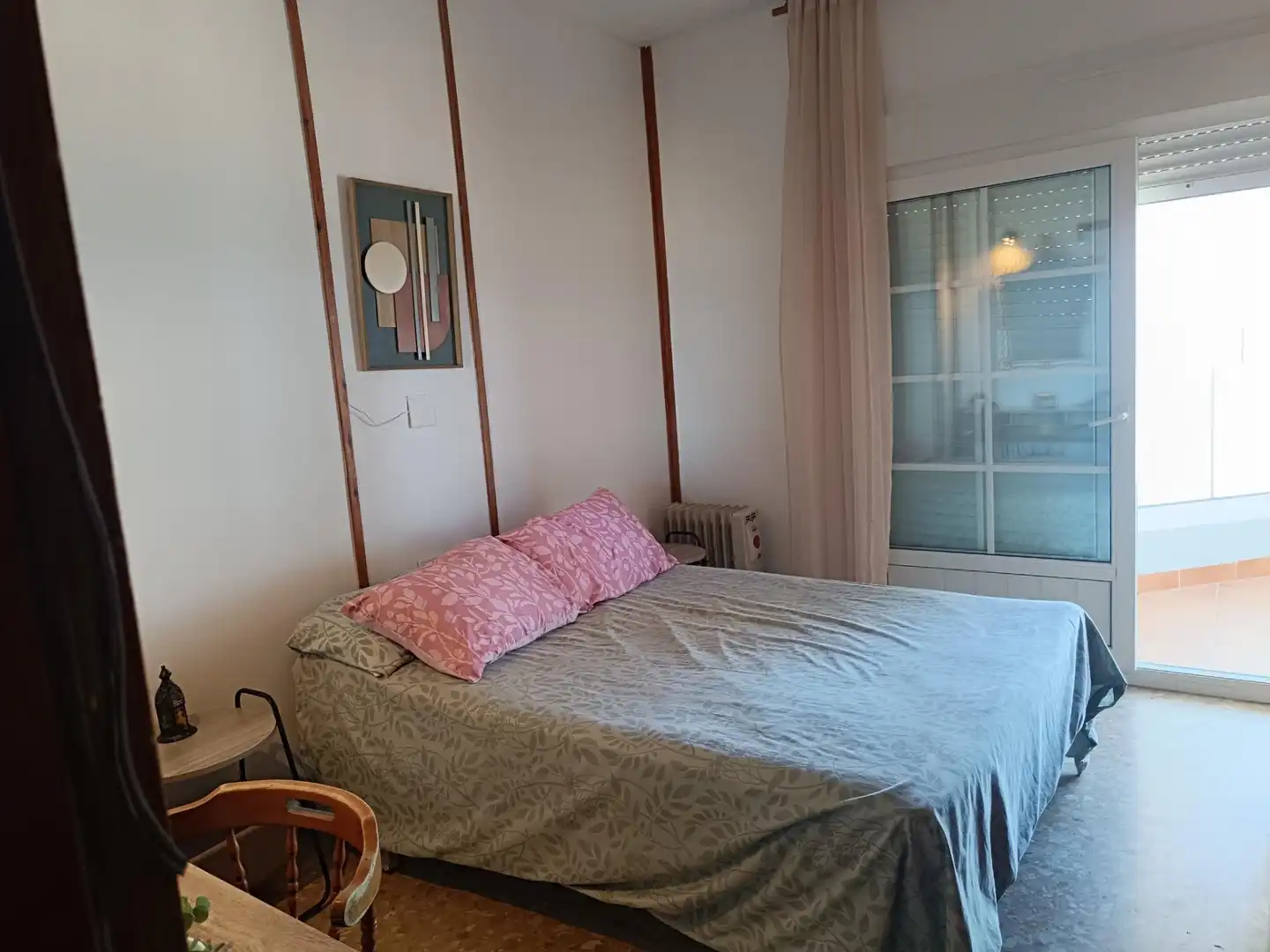 Bedroom of Apartments for rent in Almería  with Heating, Terrace and Furnished