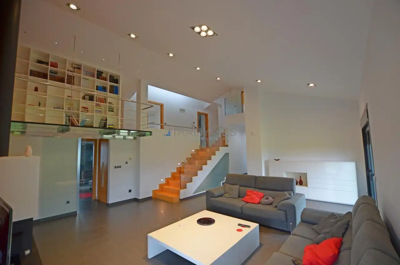 Sala de estar de Casa o chalet en venta en A Guarda   con Calefacción, Jardín privado y Terraza